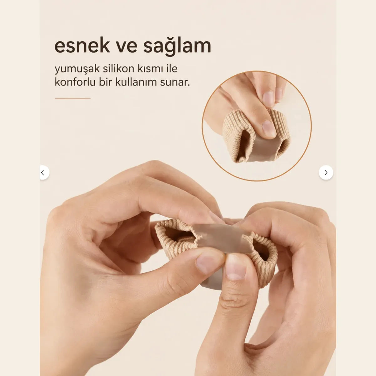 Halluxe · Silikon Başparmak Ayırıcı